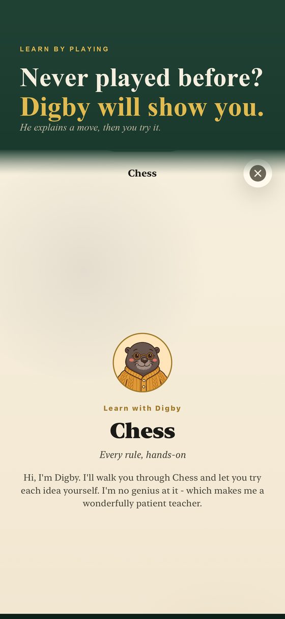 Boardalo's interactive coach teaching chess move by move