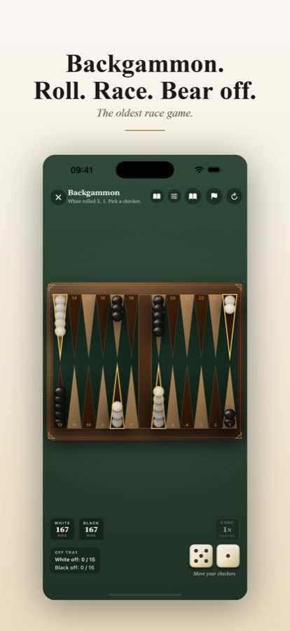 Boardalo's backgammon board
