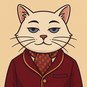 Lord Grimalkin, an aristocratic cartoon cat