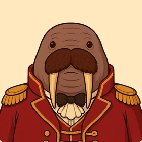 The Great Moltini, an operatic cartoon walrus