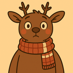Brindle, an eager understudy reindeer