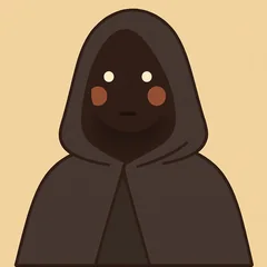 The Hollow One, a tall faceless figure in a dim hallway
