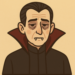 Count Vasil, an impeccably mannered vampire