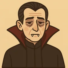 Count Vasil, an impeccably mannered vampire