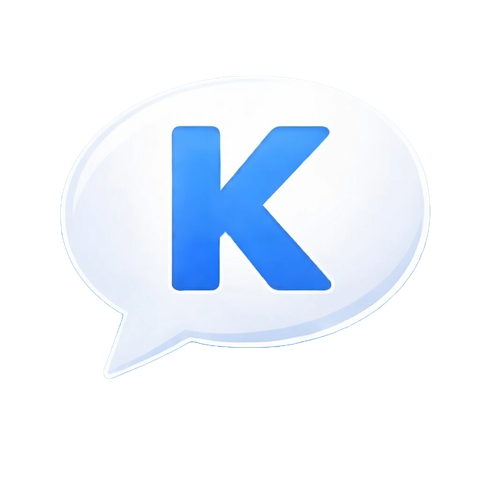 Kam, the speech-bubble mascot of Kammunicate